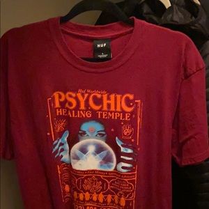 Men’s Huf psychic healing temple t-shirt